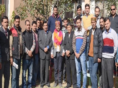 bjp members met with former minister